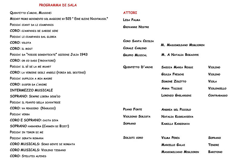 Pasolini Programma
